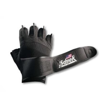 Schiek Sports H-540M Platinum Gel Lifting Gloves With Wrist Wraps - M